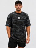 Oversized black camo tshirt